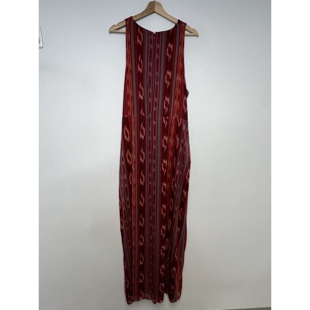 LAUREN Ralph Lauren Geo-Striped Georgette Halter Gown Maxi Dress Women's 18W NWT - Picture 10 of 12